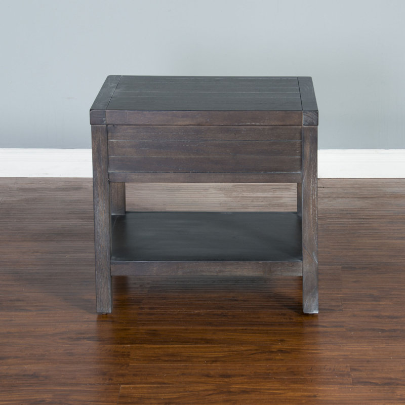 Portville End Table with Storage