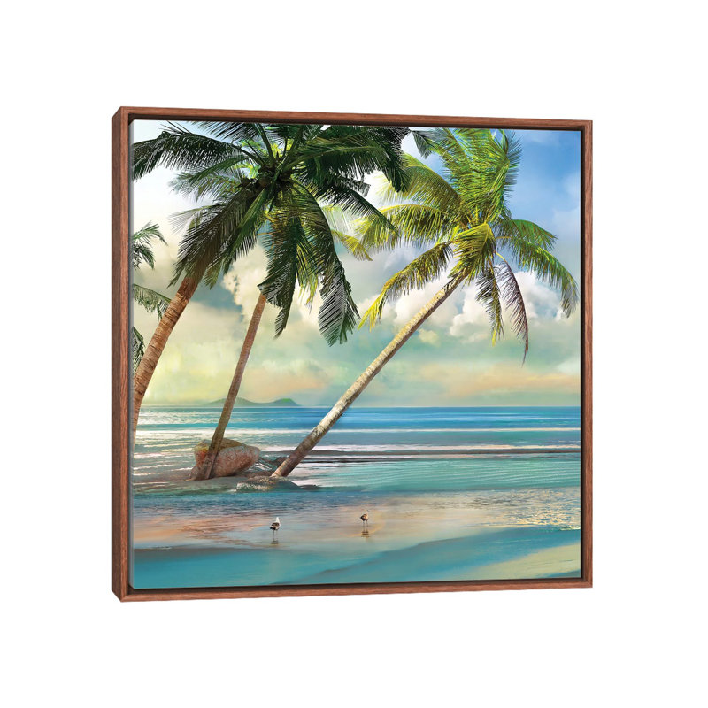 A Found Paradise III by Mike Calascibetta - Print, Classic Wood Framed, 26" H x 26" W x 1.5" D, No Mat