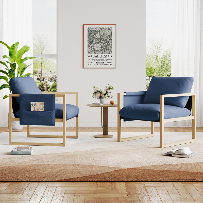 Méridienne Lambda, Bleu gris Farbric