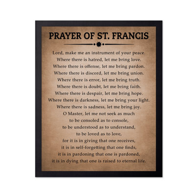 Prière de Saint François