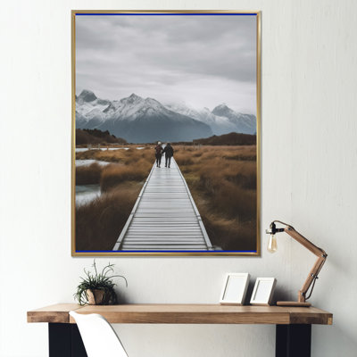 Mountain Hiking Photo IV - Landscapes Wall Art Prints