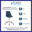  Chaise de bureau en tissu à dossier moyen avec relevage pneumatique-32684999