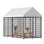 Grand enclos pour chien chenil pour l'extérieur L 7,94 pi x l 4,13 pi x H 5,95 pi.