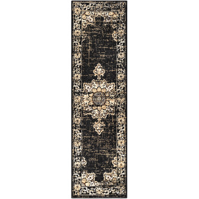 Ramsay Oriental Black/Sage Area Rug