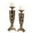 Elegant Baroque Polyresin Candleholders Ideal For Modern And Transitional Spaces