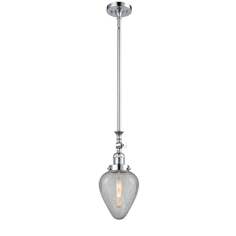 Luminaire suspendu 1 lumière Shauna, Chrome poli