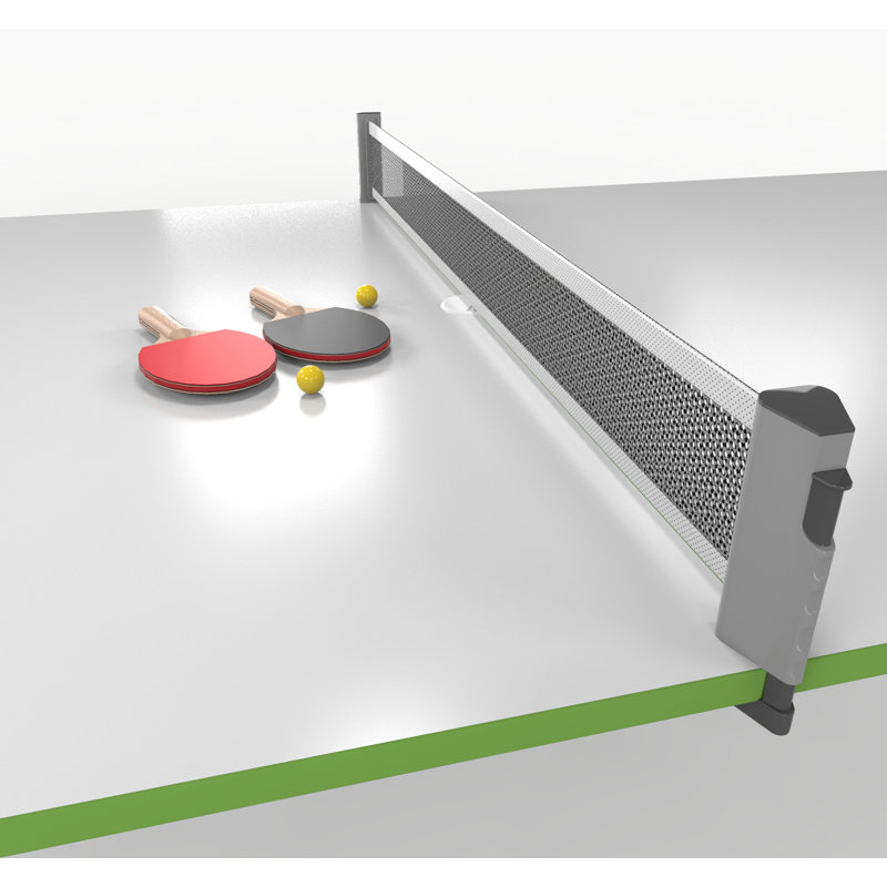 Table de ping-pong de conférence EYHOV Sport, Blanc, bord vert écaille, Non