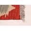 Tapis unique rouge de 5 pi 5 po x 7 pi 10 po Hondah