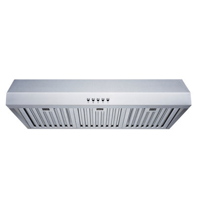 30" 500 CFM Convertible Under Cabinet Range Hood in Stainless Steel