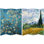 Carterville Van Gogh Art Canvas Folding Room Divider