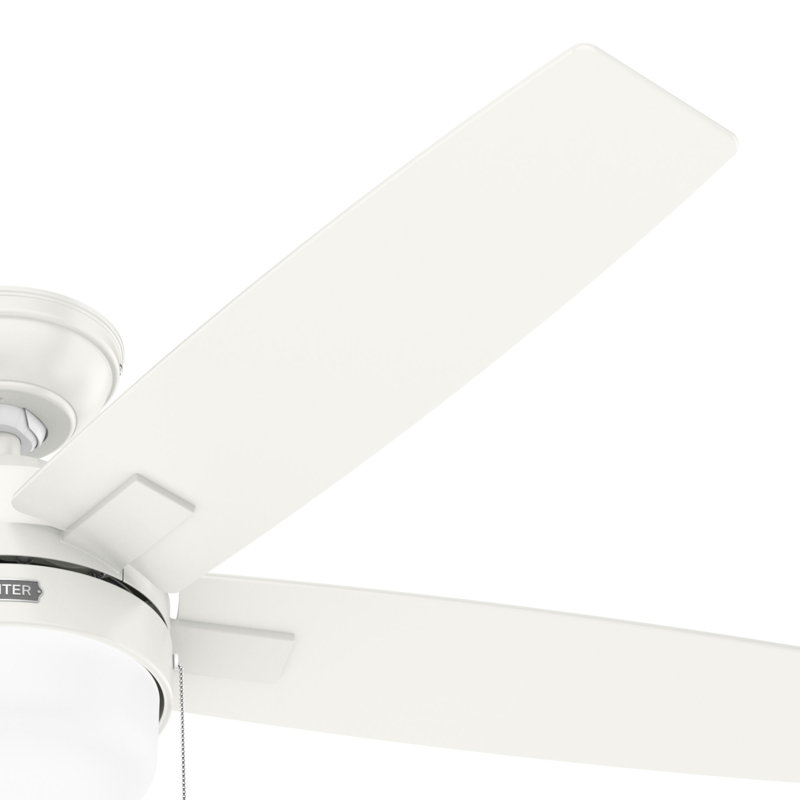 52" Fresh White LED Ceiling Fan with Reversible Blades