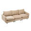 99 In. 3-Piece Modular Free Combination Sectional Velvet Sofa Couch