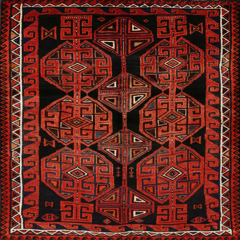Sharadan Southwestern Indoor Rug, Square 5'