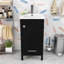 Meuble-lavabo avec lavabo en céramique, tiroir et porte-211953879