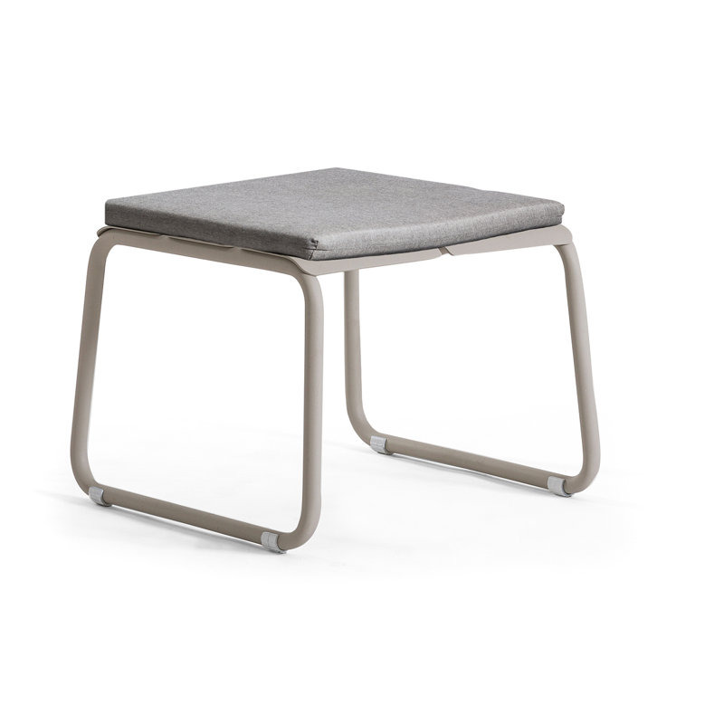 Repose-pieds Corail, Gris, Pas de coussin