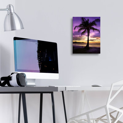 «Brasalito Bay Costa Rica» par Winthrope Hiers, art en verre acrylique Wal