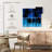 Gillard Palms Black On Blue I