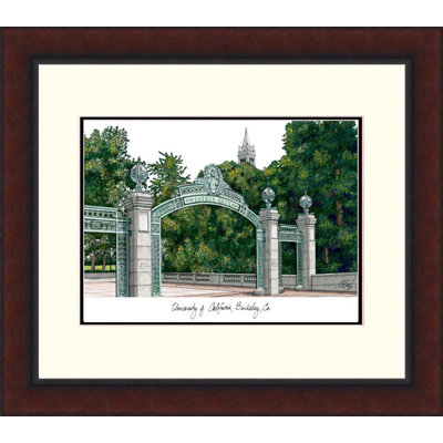 NCAA Cal Golden Bears Legacy Alumnus Lithograph Picture Frame