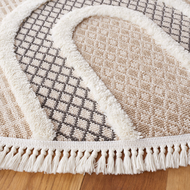 Urban Performance Geometric Rug, Round 6'7"