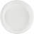 Disposable Plastic Serving Round Plates 10" White