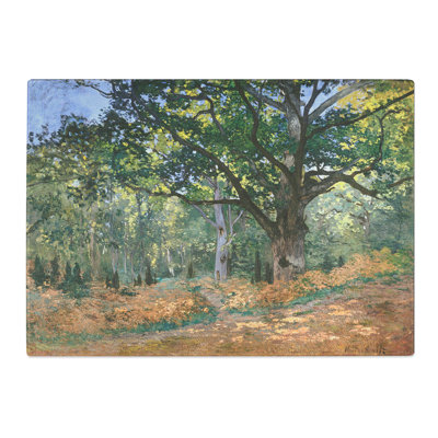 The Bodmer Oak Tree by Claude Monet Chopping Board