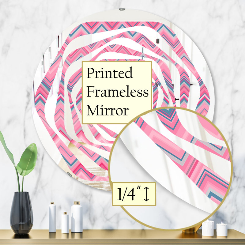 Miroir mural Whirl, H 31,5 po x l po