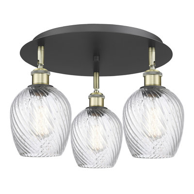 Plafonnier encastré 3 lumières 17 po Beka