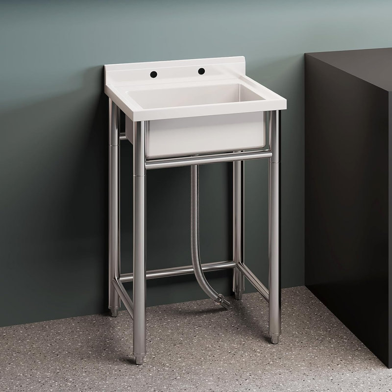 304 Stainless Steel Freestanding Sink