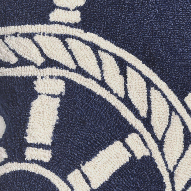  Ship Wheel Square Pillow Cover & Insert