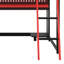 Lit mezzanine en bois avec bureau-628921768