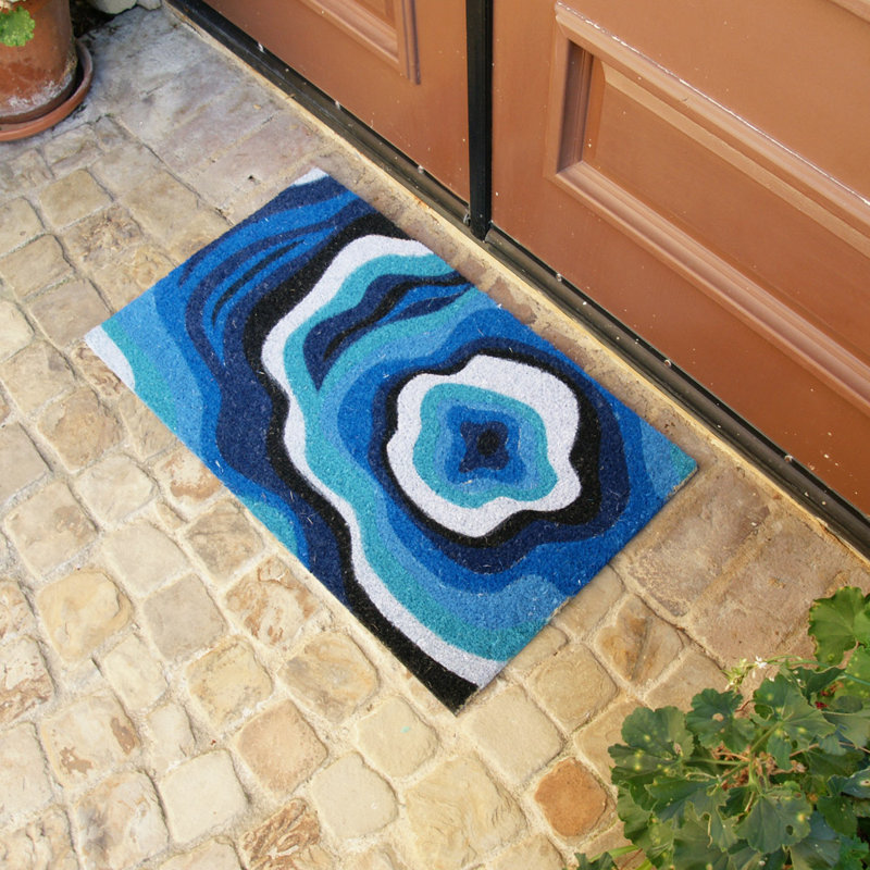 Tapis d'extérieur antidérapant Kadiesha Obscure Dimension
