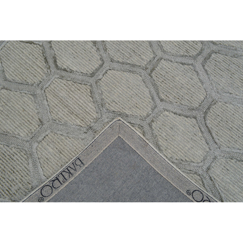 Montana Geometric Wool Hand Woven Area Rug, Rectangle 153 x 244cm