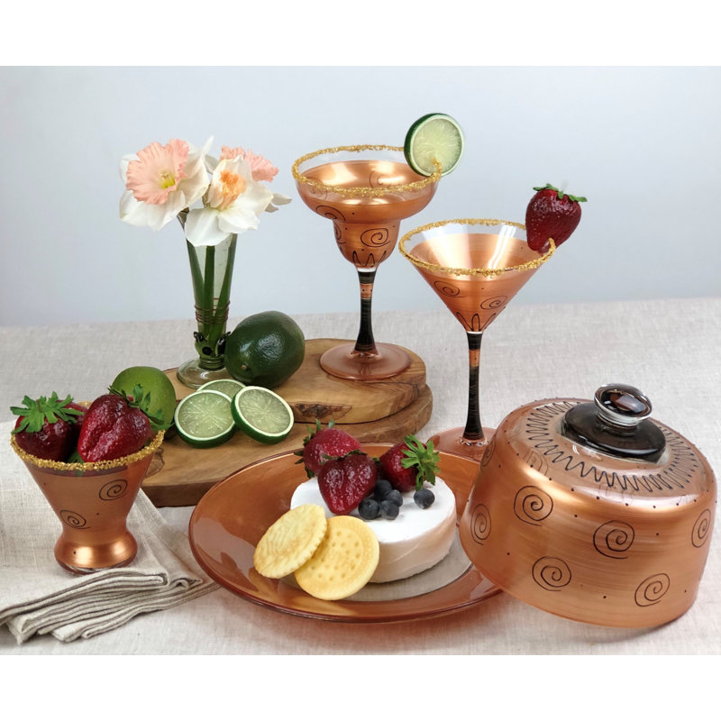 Tuscan Sunset 9 oz. Martini Glass