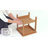 16inch Hdpe Adirondack Square Side Table, Weather Resistant End Table With Storage Shelf-1179046441