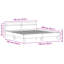 Vidaxl Wood Bed Frame with LED Durable-113970984-113970994