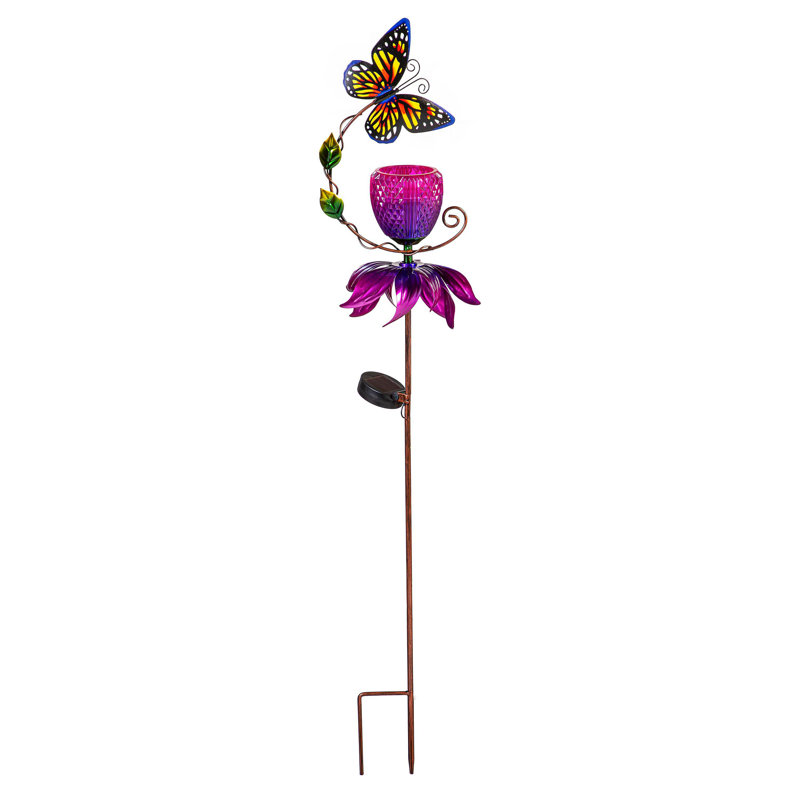 Piquet de jardin solaire Butterfly