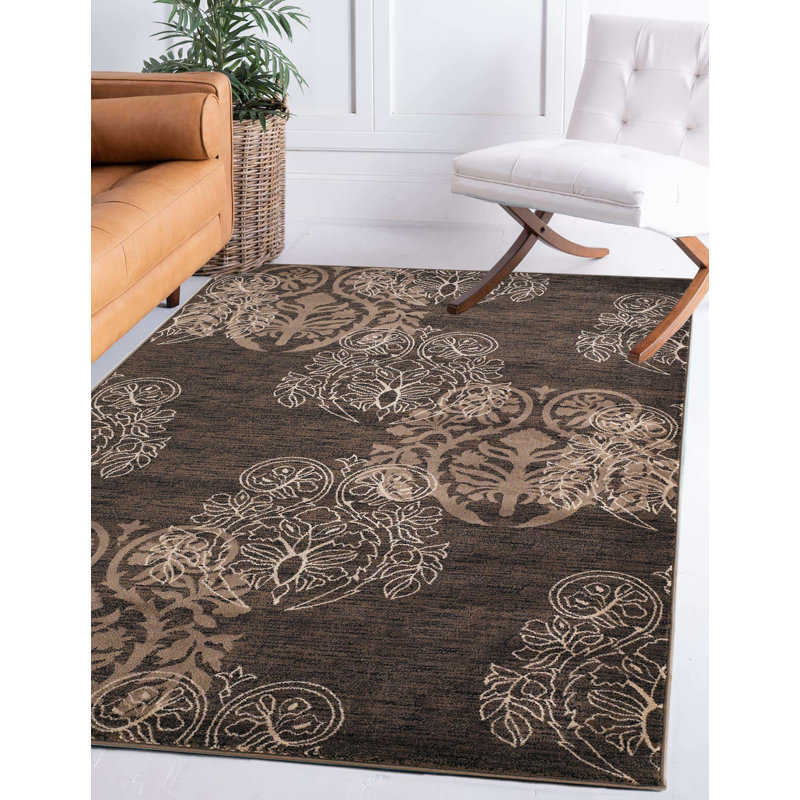 Bloomington Floral Indoor Rug, Rectangle 5' x 7'7"