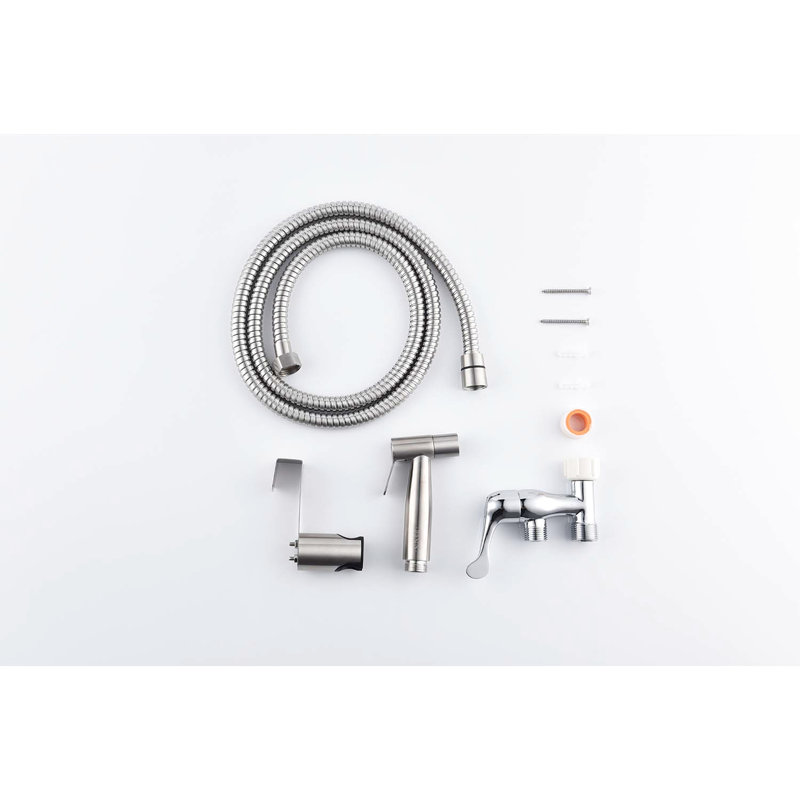 Bidet de toilette portatif en métal pour nettoyage général et hygiène personnelle, deux modes d'eau, toilette de haute qualité de 1,64 lb, anti-corrosion, jet