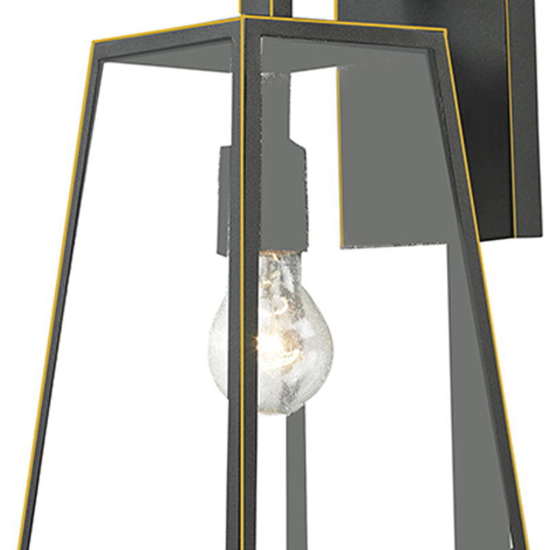 Devaney Wall Light, 11.75'' H x 5" W x 6.25" D, Black