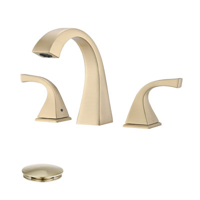 Robinet de lavabo de salle de bain à deux poignées Topcraft avec égouttoir escamotable