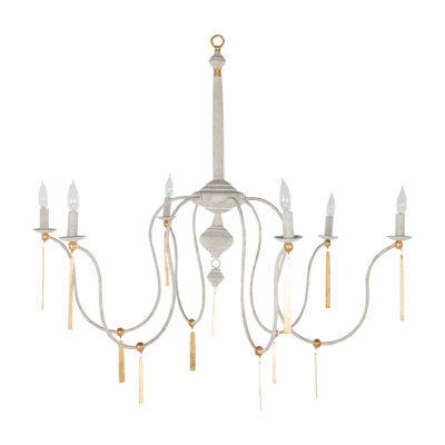 Tracy 6 - Light Candle Style Chandelier
