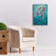  «Diving Tiger» par Heather Gauthier, art mural sur toile, 18 po x 26 po