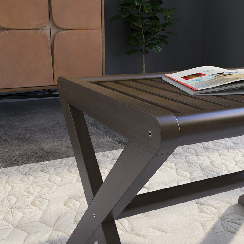 Tabouret de coiffeuse Hales, Espresso