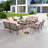 Aalaysia 10-Piece Outdoor Wicker Conversation Set