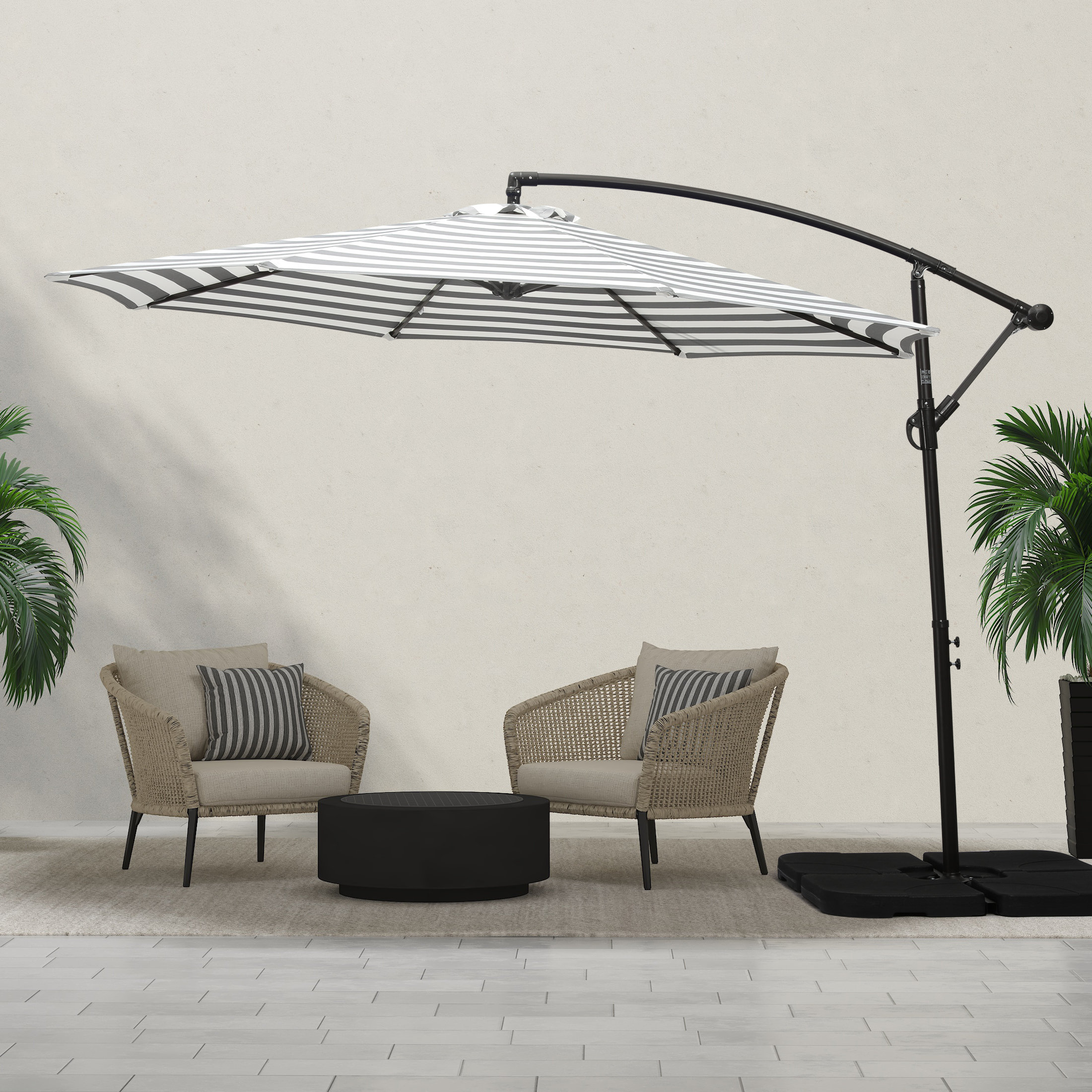 5-6foot patio umbrellas with base 6 Foot Aluminum Manual Lift Octagon Market Umbrella - Forest Green