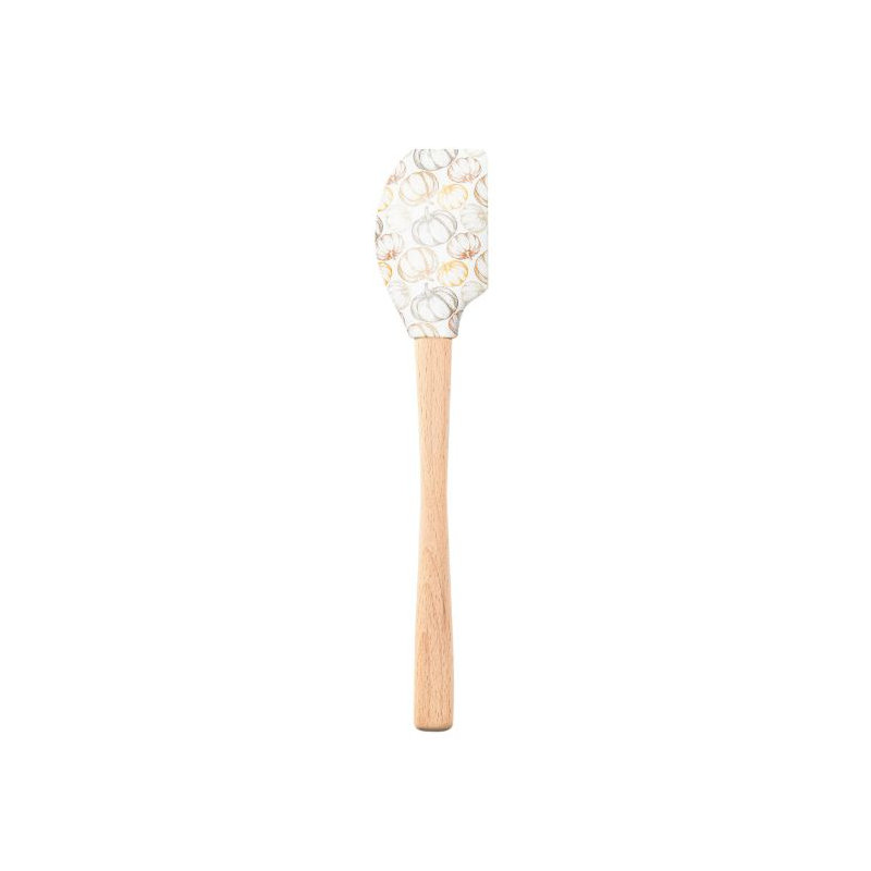 Spatulart Hello Pumpkin Wood Handled Spatula