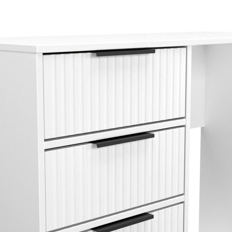 Takirra 4 Drawer Vanity, White