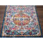 Tapis floral ivoire / bleu / orange Favreau-1676005127
