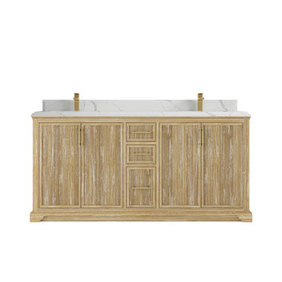 Ensemble de meuble-lavabo double 72 po Emuel