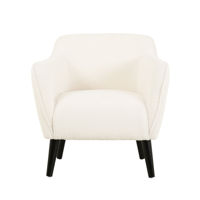 Chaises d'appoint Teddy Boucle, Ours en peluche ivoire